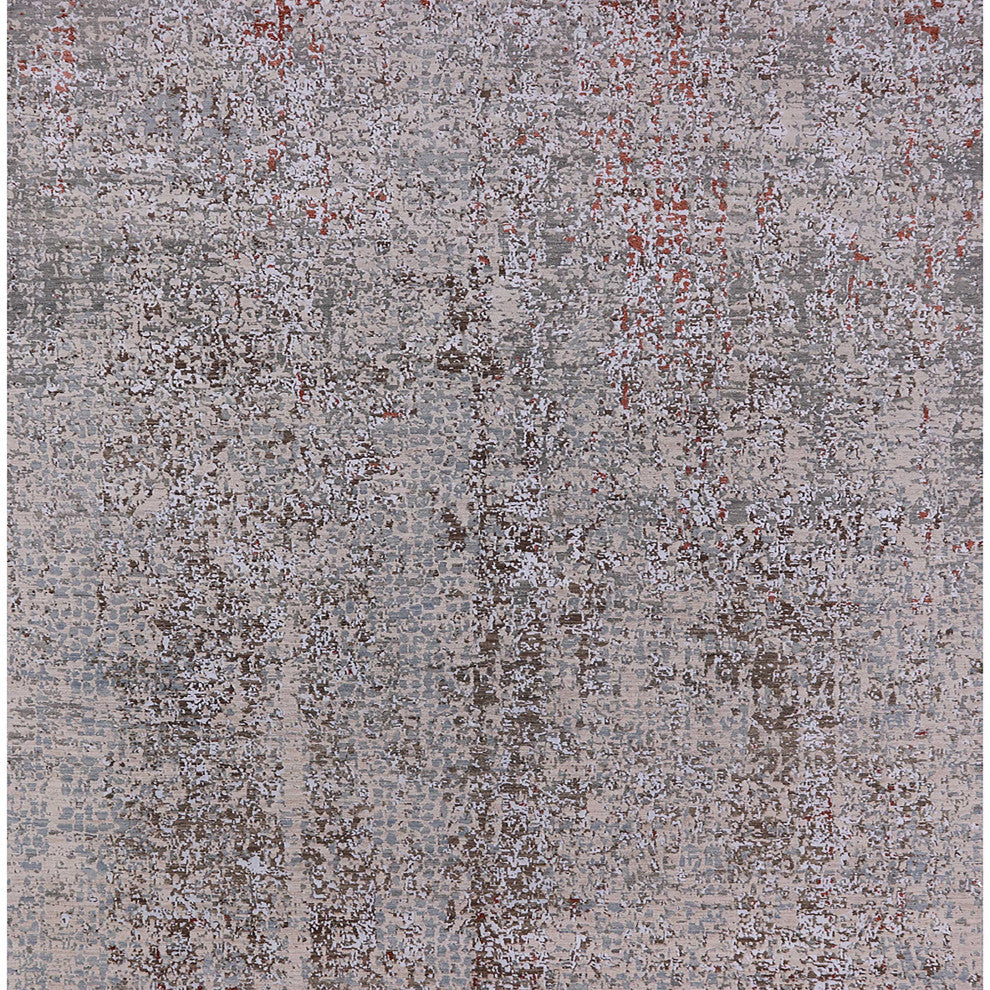Ahgly Company Indoor Square Mid-Century Modern Area Rugs, 8' Square