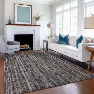 Premium Machine Washable Mayfield AMF31 Brown 5' x 7'6" Rug
