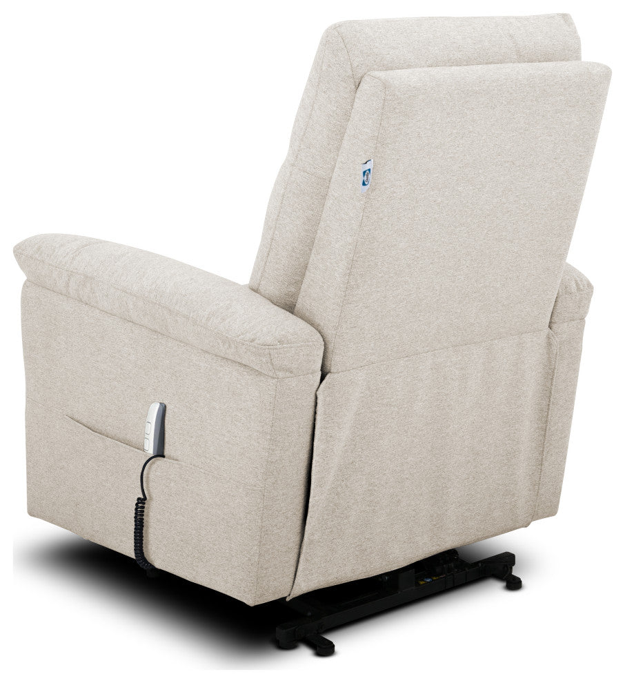 Sealy Posturepedic Amber Power Lift Assist Recliner, Adjustable Leg Re