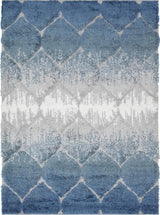 Noori Rug High-low Theron Blue/Grey Rug