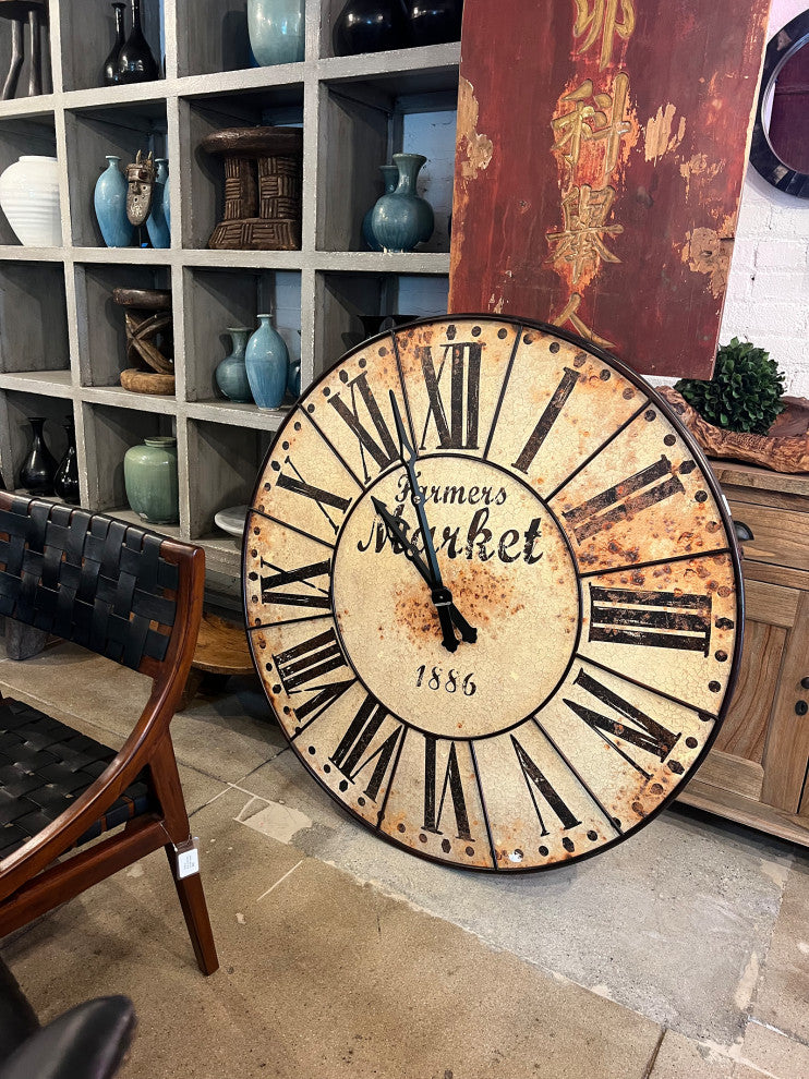 Giant Farmers Market Clock