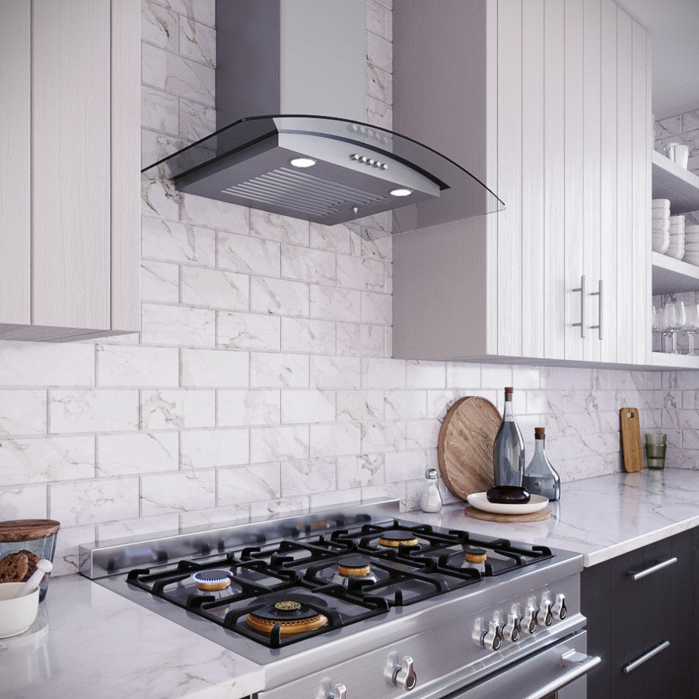Streamline 30" Girardi Ducted Wall Mount Range Hood, Stainless Steel