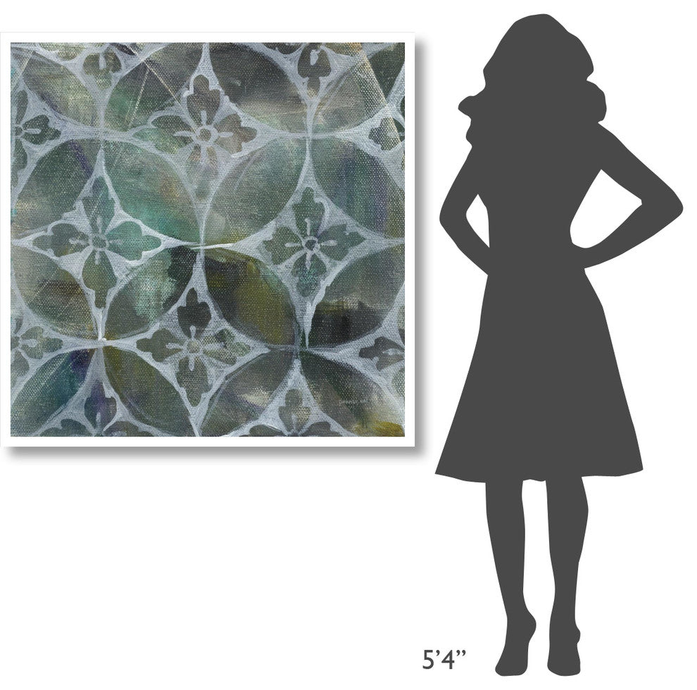 "Tile Element II" Digital Paper Print by Danhui Nai, 42"x42"
