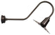 12" Iris LED Gooseneck Light With Urban Arm, Mahogany Bronze