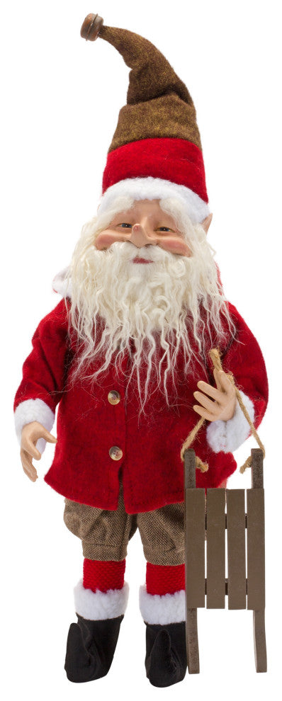Santa Figurine, 2-Piece Set