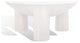Safavieh Couture Calhoun Round Wood Coffee Table, White Wash