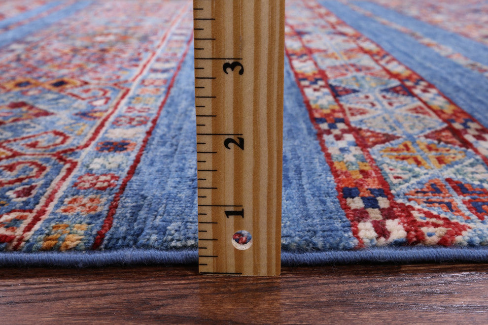 3' 3" X 5' 1" Tribal Khorjin Handmade Wool Rug Q8187