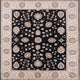 Ahgly Company Indoor Square Mid-Century Modern Area Rugs, 8' Square