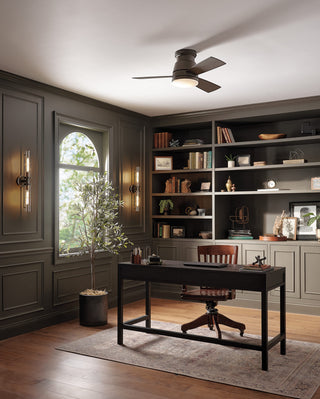 Hinkley Trey 44" Integrated LED Indoor/Outdoor Ceiling Fan,Metallic Matte Bronze