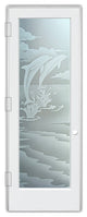 Interior Prehung Door or Interior Slab Door - Dolphins Leaping - Primed -...