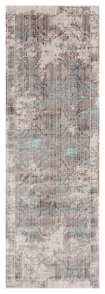Cambridge Area Rug, Graphite Gray, 7'10" x 10'10", Geometric