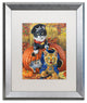 Jenny Newland ''Halloween Kittens'' Matted Framed Art, 20x16