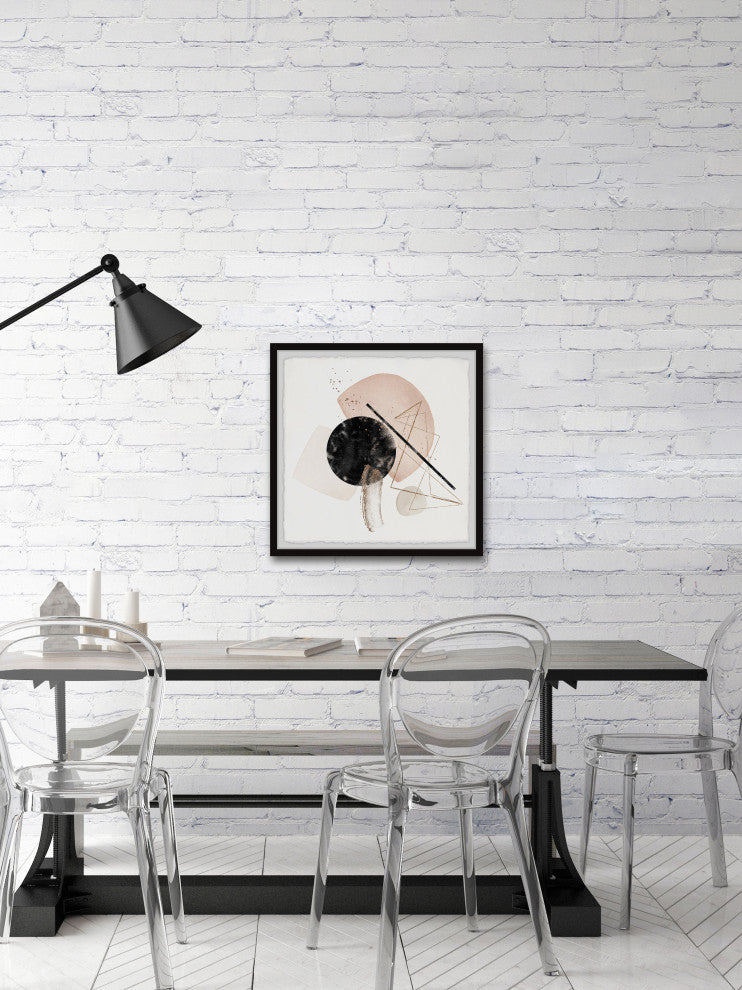 "Distorted Memories" Framed Painting Print, 12x12