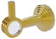 Pacific Beach Robe Hook with Dotted Accents, Polished Brass
