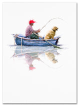 The Macneil Studio 'Fisherman 2' Canvas Art, 32"x24"
