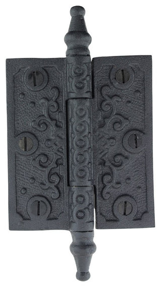 Black Cabinet Hinge Wrought Iron Butt Hinges Victorian Steeple Tip Flush Hinges