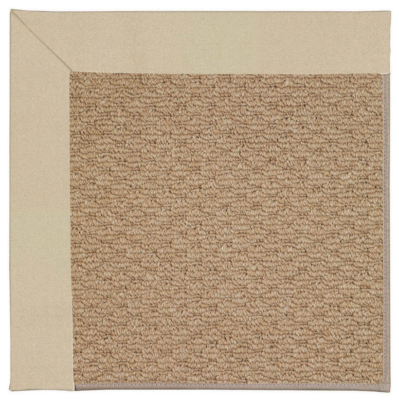 Zoe-Raffia Machine Tufted Rectangle Rug, Ecru, 2'x3'
