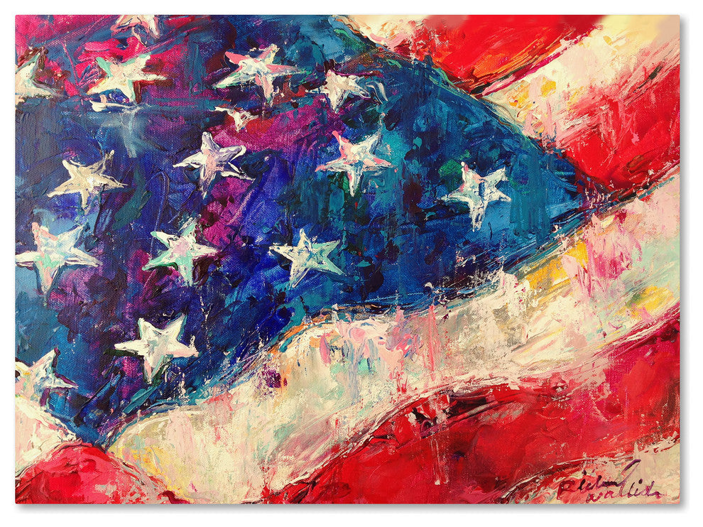 Richard Wallich 'Art Flag' Canvas Art, 32 x 24