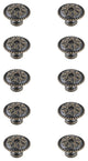 KB2011-AB-10PK Corio 0.9" Mushroom Knob, Set of 10, Antique Bronze