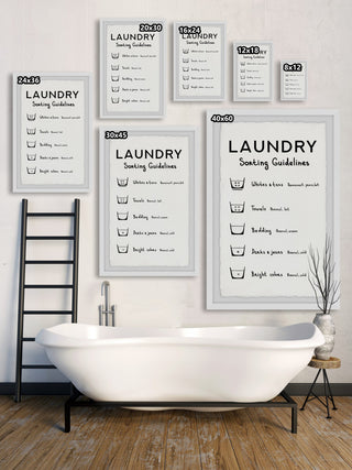 "Sorting Laundry" Framed Painting Print, 8x12