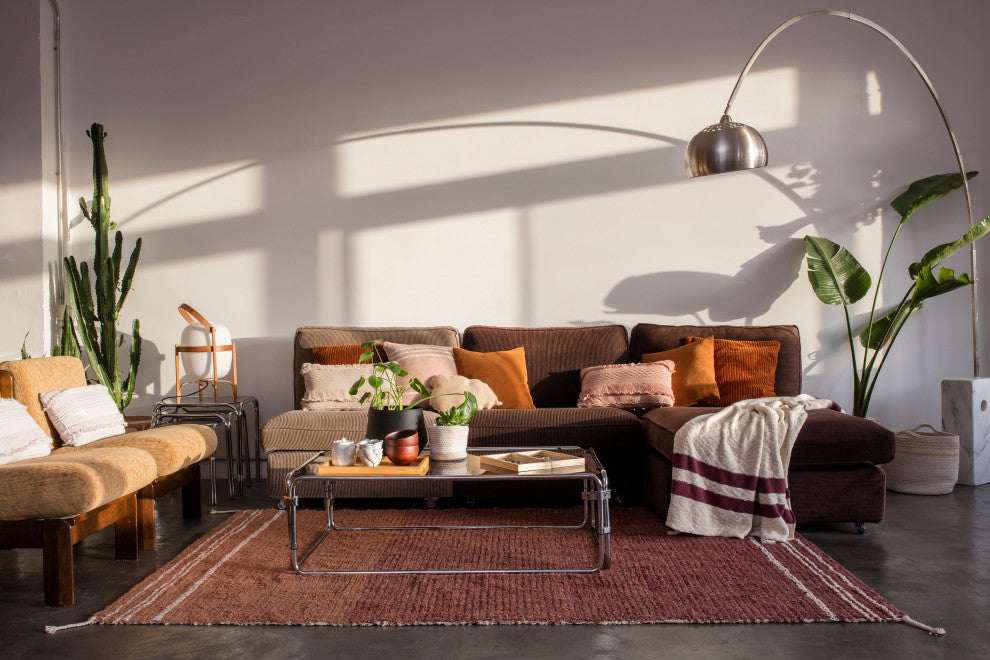 Reversible washable rug Twin Toffee