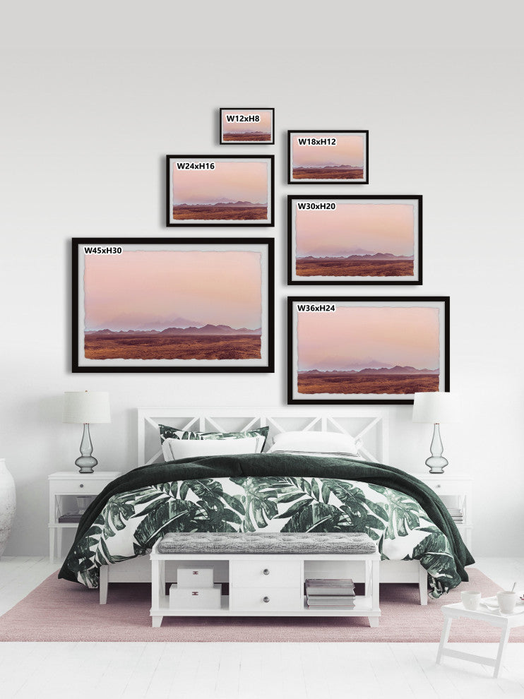"Over the Horizon" Framed Painting Print, 45x30