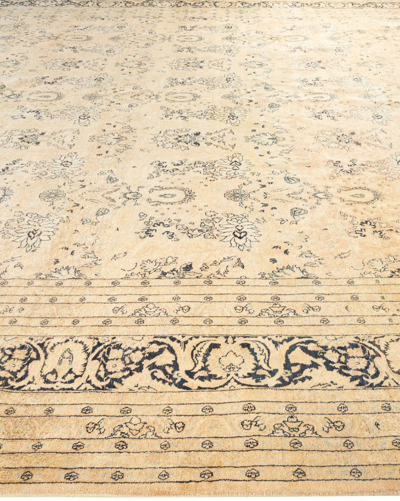 Mogul, One-of-a-Kind Hand-Knotted Area Rug Ivory, 12'1"x15'1"