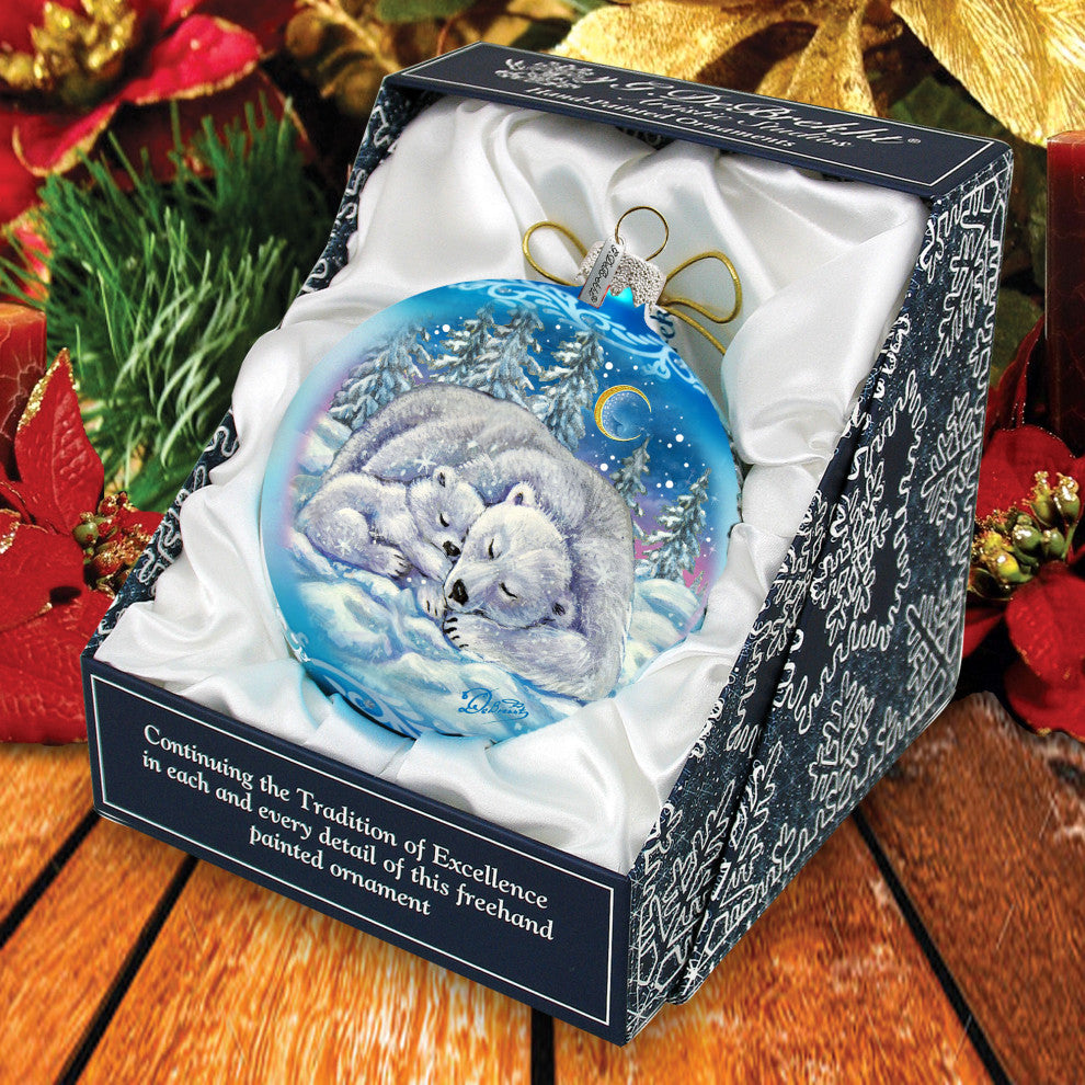 A Comforting Winter's Night Glass Ornament Limited Edition