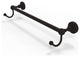 Waverly Place 24" Towel Bar and Integrated Hooks, Oil Rubbed Bronze