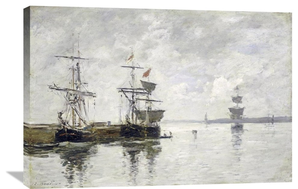 "Scene Du Port" Artwork, 36" x 24"