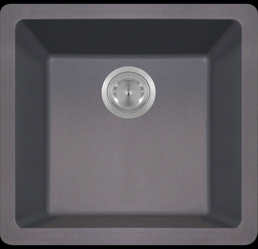 Single Bowl AstraGranite Sink, Silver