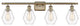 Innovations 516-4W-AB-G652-6 4-Light Bath Vanity Light, Antique Brass