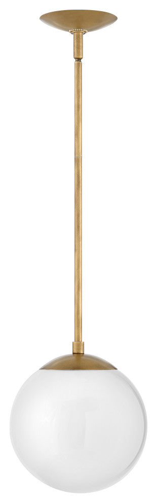 Hinkley Lighting 3747 Warby 1 Light 10"W Globe Pendant - Aged Zinc