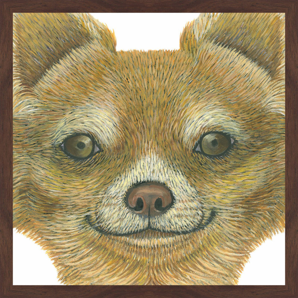"Chihuahua" Framed Painting Print, 32"x32"