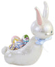 De Carlini Freestanding Bunny & Egg Basket Easter Decorate Display Rabbit A1831