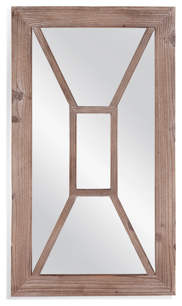 Boca Wall Mirror - Brown