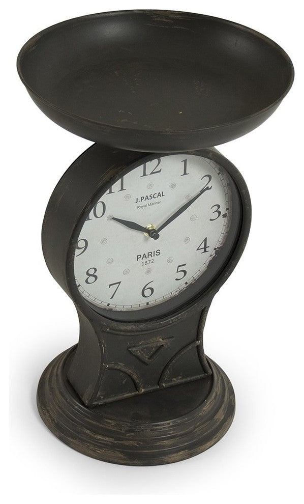 Iron Scale Clock, Bronze