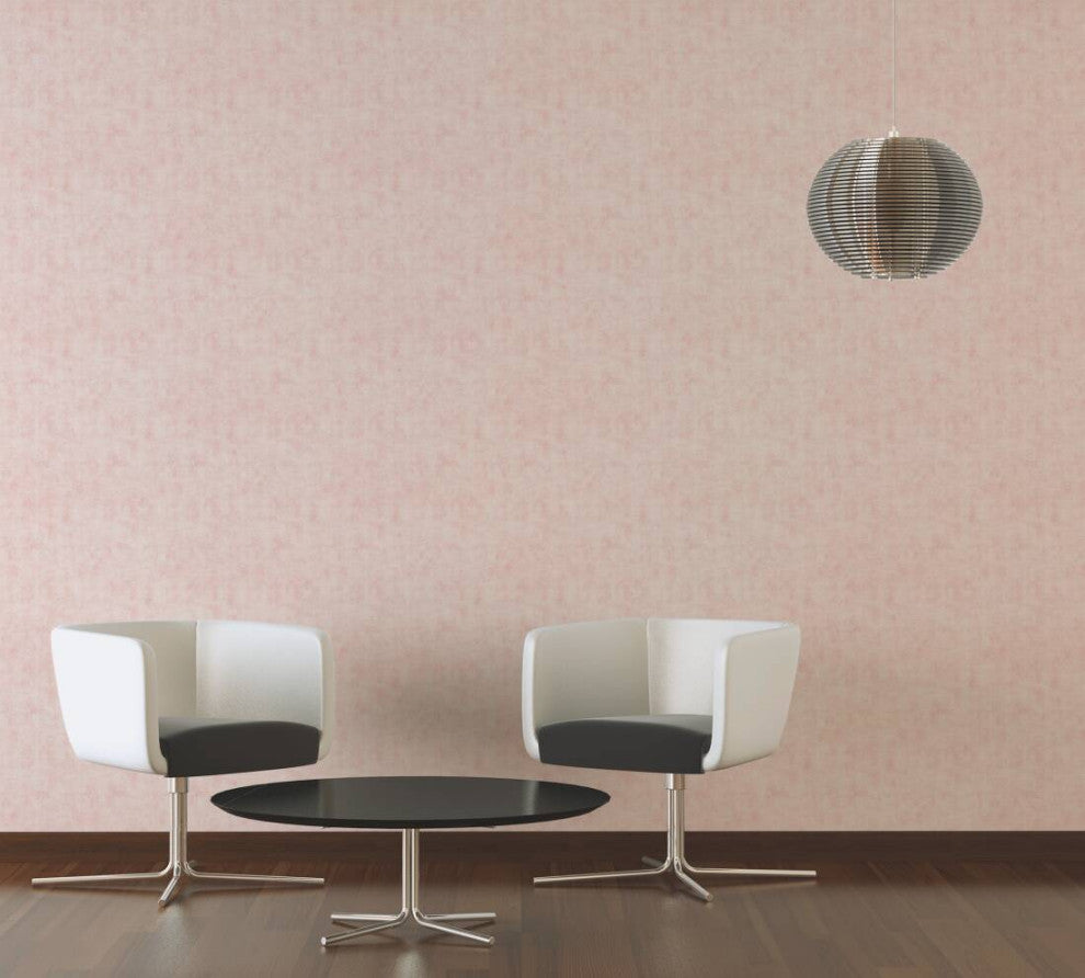 Plain Textured Wallpaper, Random Grainy Spots, 374167, Pink Rose Beige, 1 Roll