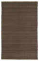 Kaleen Colinas Collection Rug, Natural Fiber, Chocolate Brown, 5'x7'6"