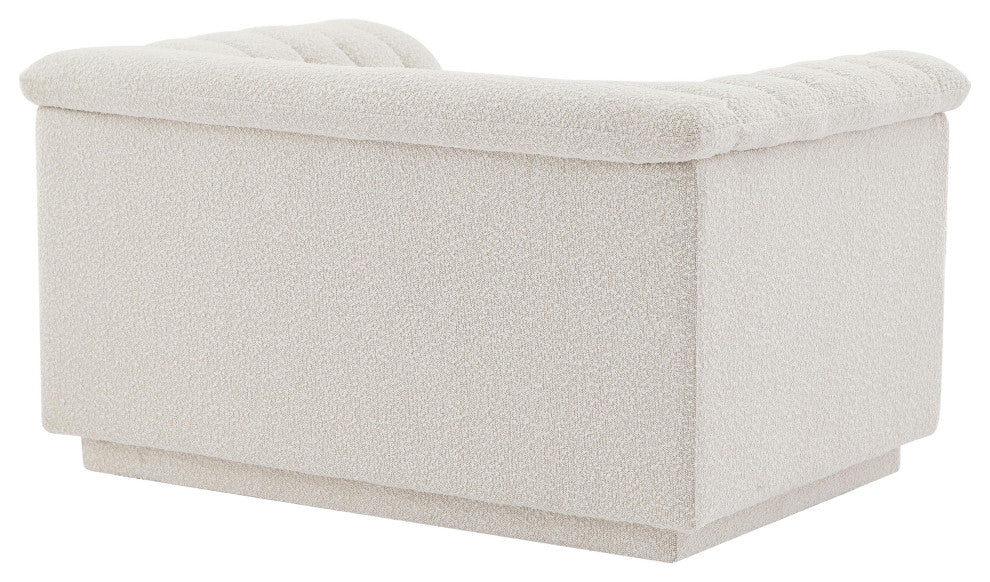 Cascade Upholstered Set, Cream, Boucle Fabric, Chair