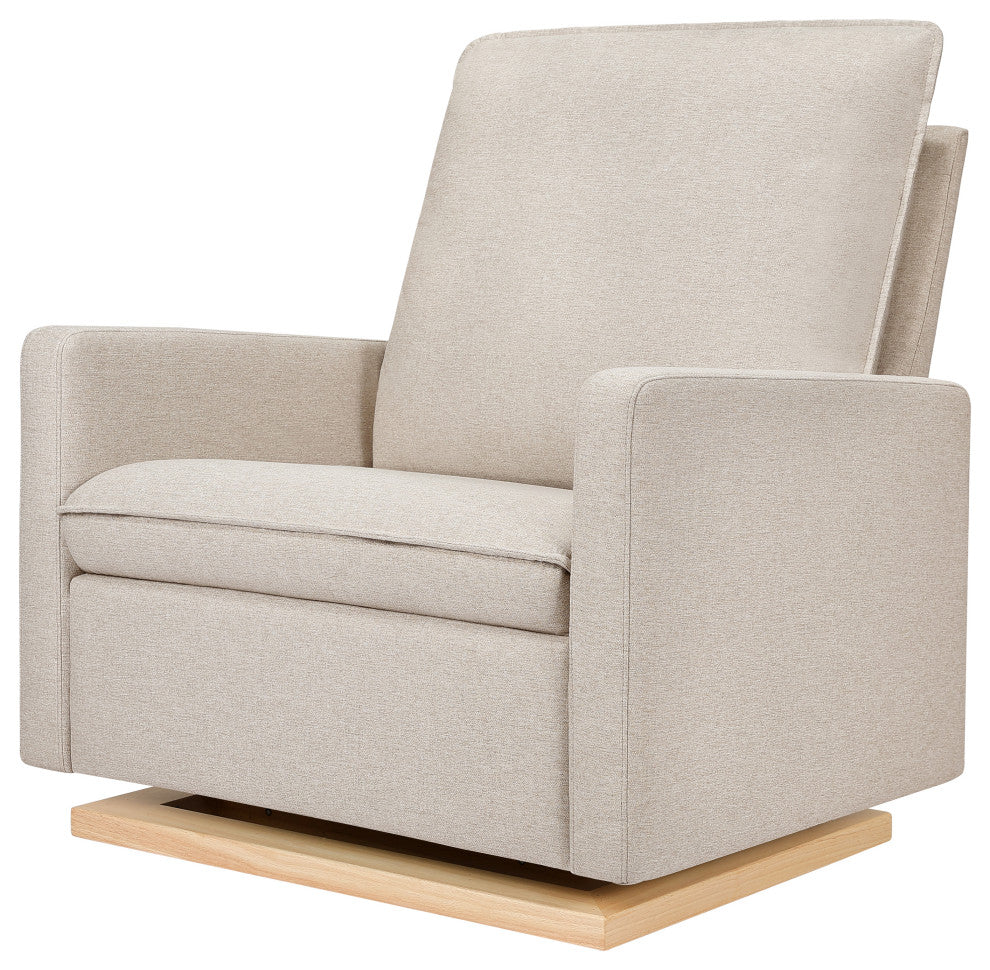 Cali Pillowback Chair and a Half Glider, Water Repellent and Stain Resistant, Performance Beach Eco-Weave