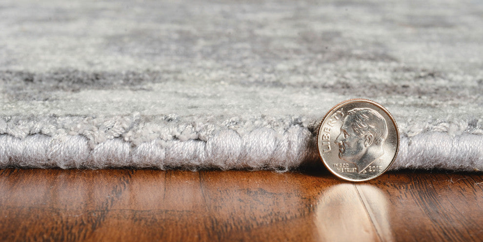 KAS Indulge 0806 Gray Vintage Area Rug, 9'x13'