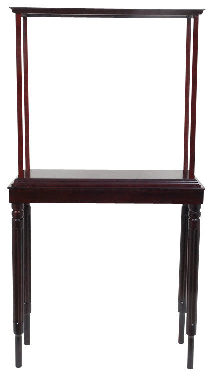 Floor Display Case Small Handcrafted Wooden Display Case for Model Ships