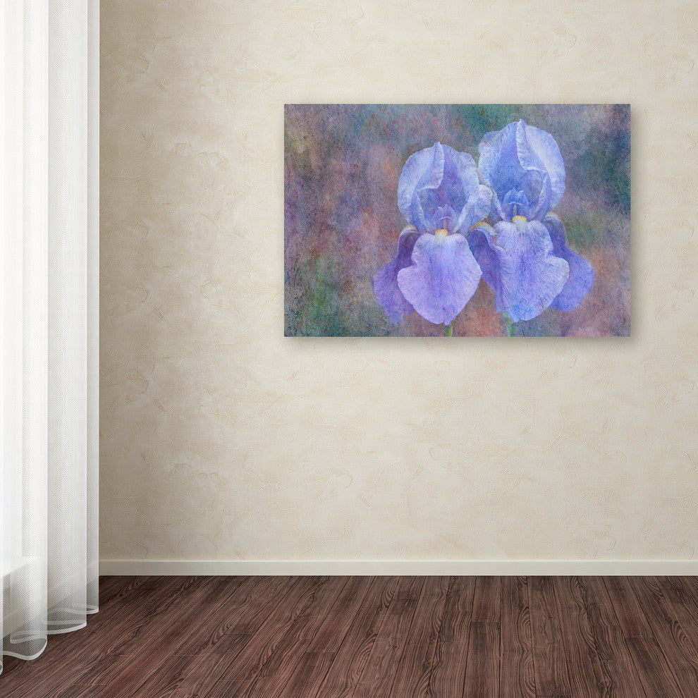 Cora Niele ''Iris Blue Rhythm'' Canvas Art