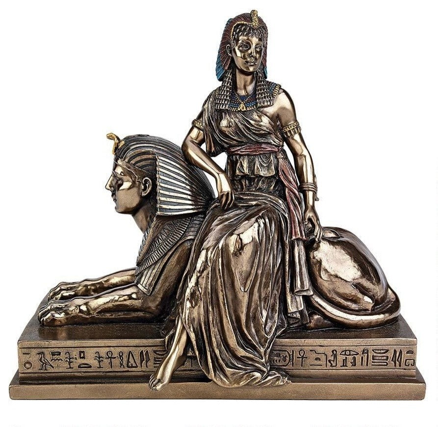 "Cleopatra Astride the Great Sphinx" Statue