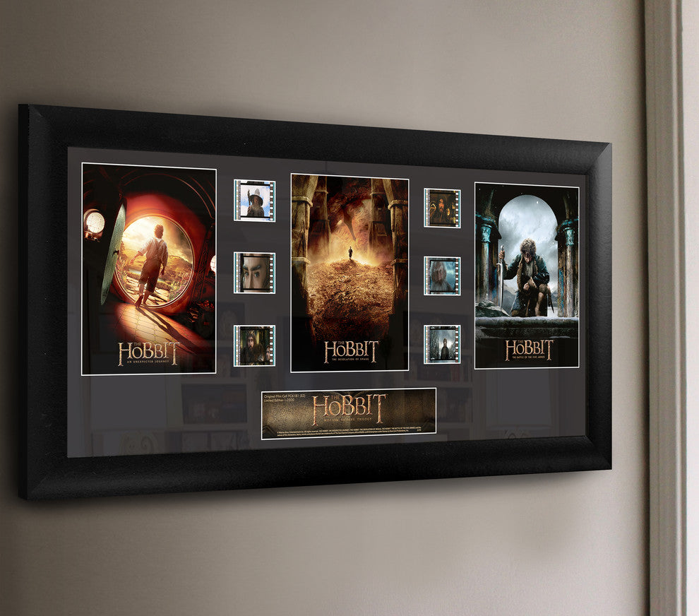 Hobbit Trilogy Framed FilmCell Wall Art
