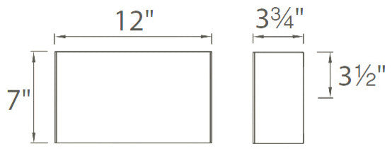 WAC Lighting BlokLED Wall Sconce in Satin Nickel