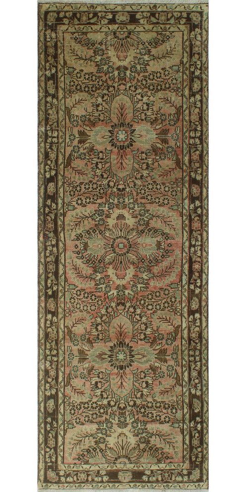 Fine Vintage Distressed Dexther Rust Rug