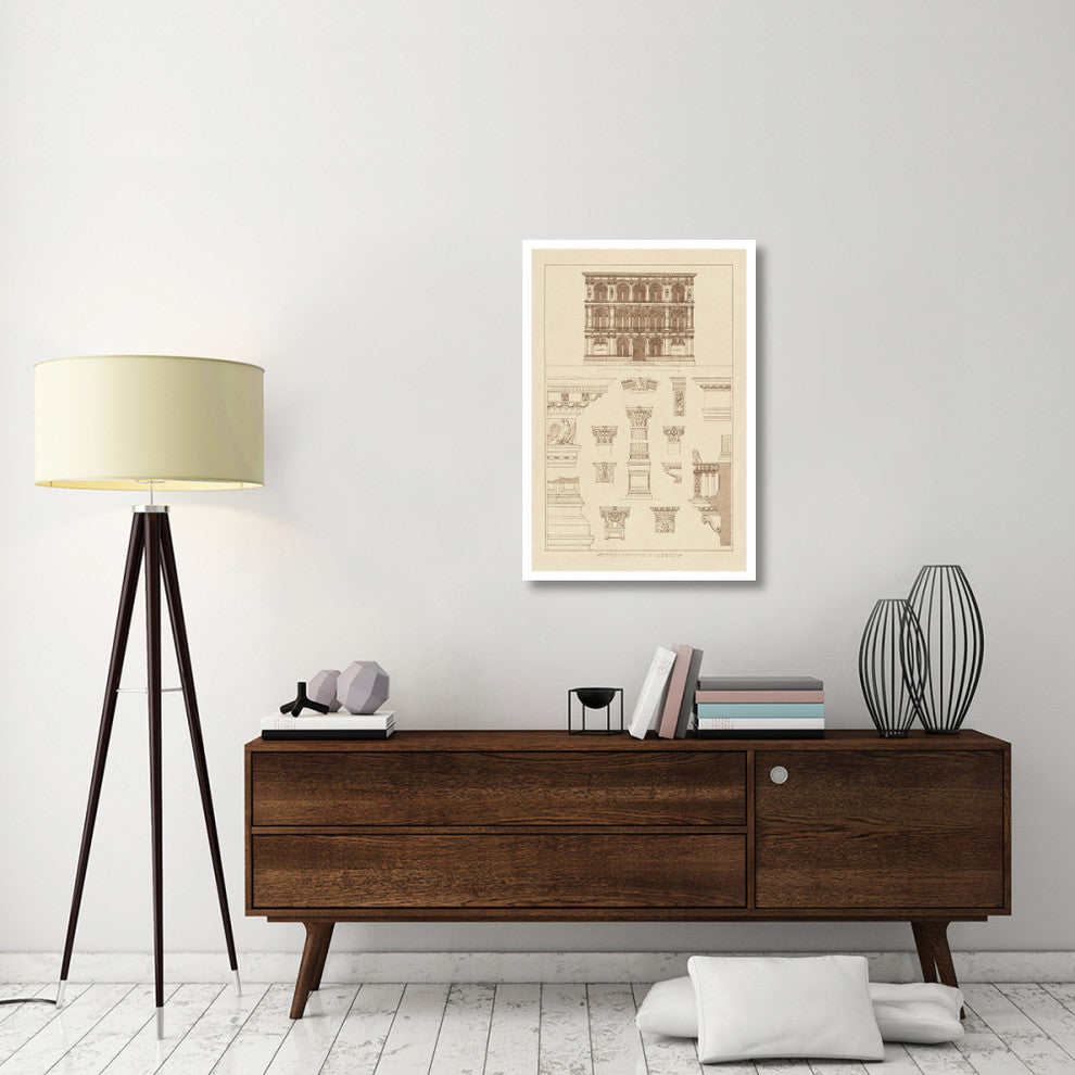 "Palazzo Vendramin-Calergi at Venice" Paper Print by J. Buhlmann, 26"x38"