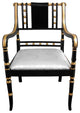 Regency Chair, White Cushion